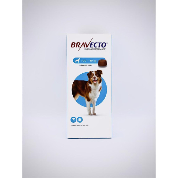 BRAVECTO® Chewable Tablets For Large Dogs >20-40kg