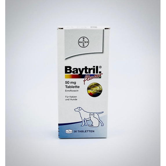 Enrofloxacin ( Baytril® ) Flavour 50mg Tablet