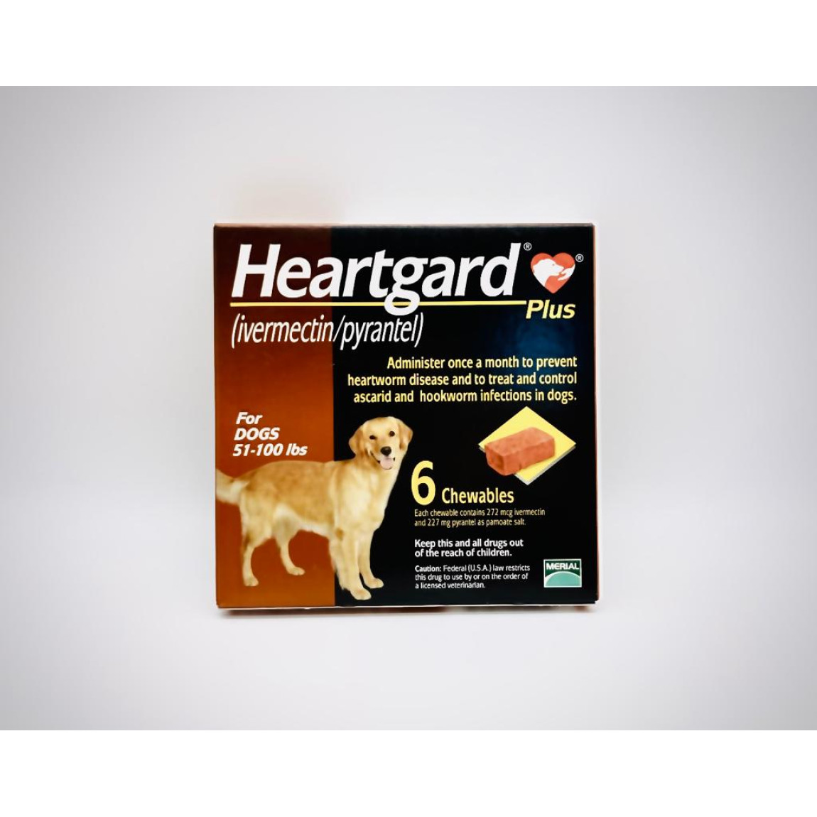 51 100 Lbs Heartgard Chews For Dogs Heartgard Plus Chewables For