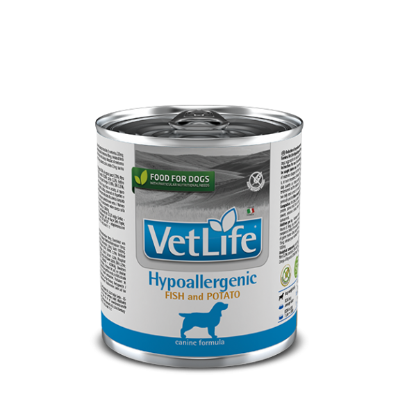 Farmina® Vet Life Hypoallergenic Fish & Potato Wet Food Canine (6 Can)